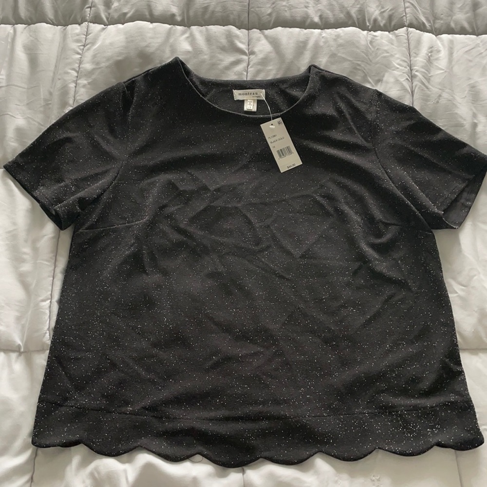 Monteau scalloped shirt